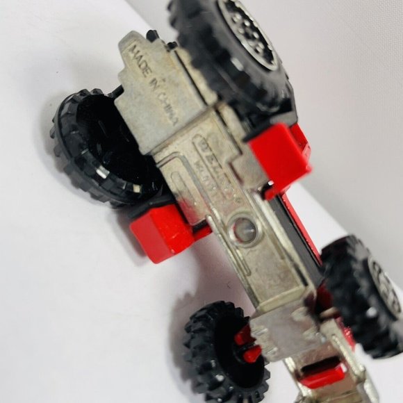 Vintage WELLY Red Die Cast Metal Toy Vehicle Farm Tractor No. 9131 - Picture 11 of 11